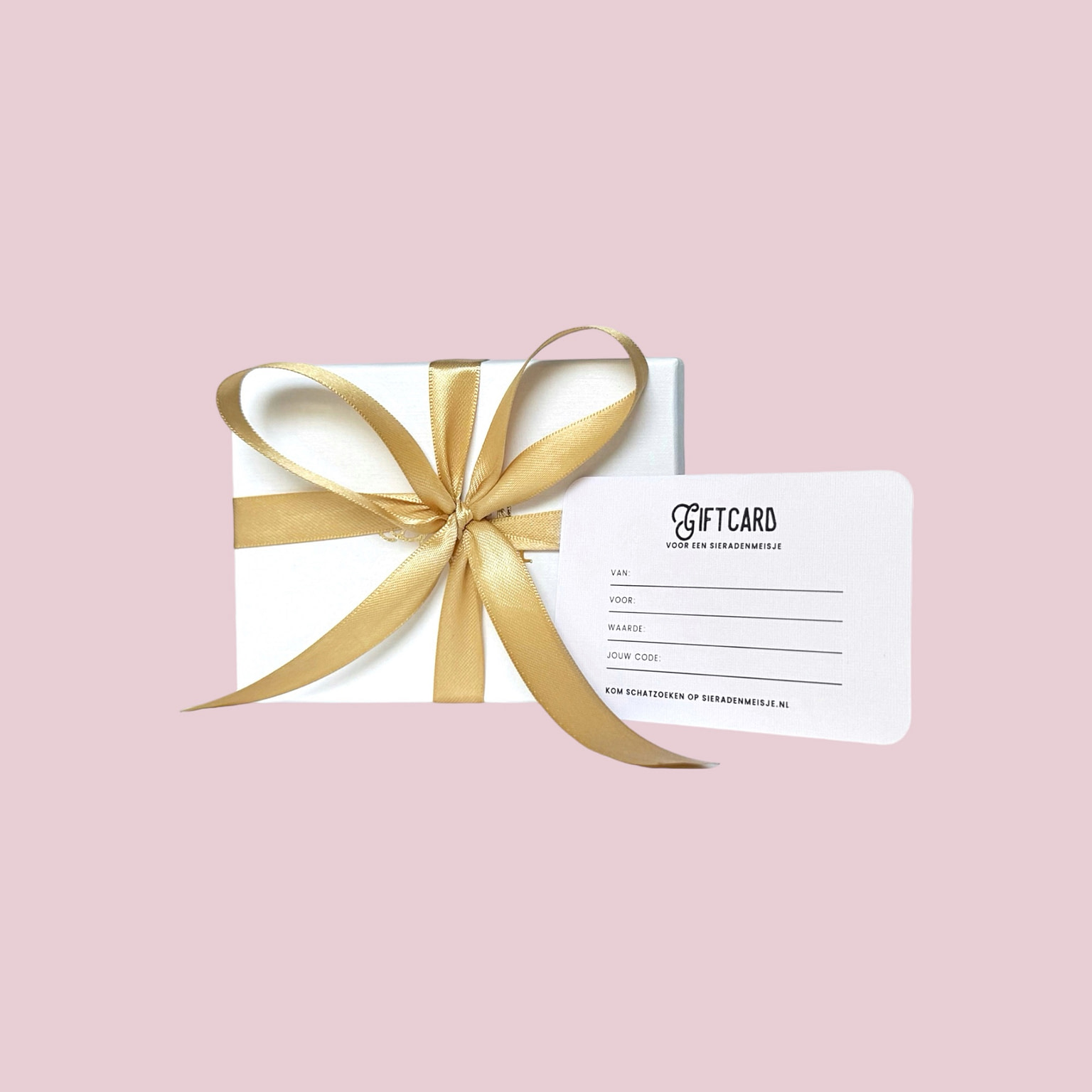 gift card sieradenmeisje cadeaubon