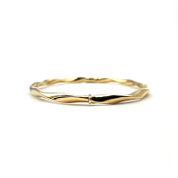bangle goud gedraaid slavenarmband