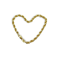 goud schakel armbandje prince of wales chain 9k