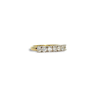 zirkonia rij ring eternity 9k goud