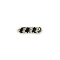vintage ring baguette geslepen rij