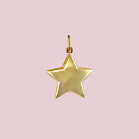 gouden ster bedel hanger