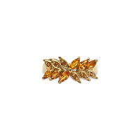 vintage ring markies citrien cluster