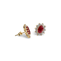 robijn entourage studs oorbellen van goud