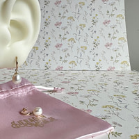 vintage parel oorbellen van echt goud