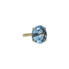 vintage ring grote blauwe steen