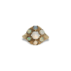 vintage ring met opaal cluster goud