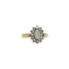 vintage opaal cluster ring 9 karaat goud