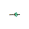 vintage ring smaragd en zirkoon