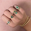 vintage smaragd ringen
