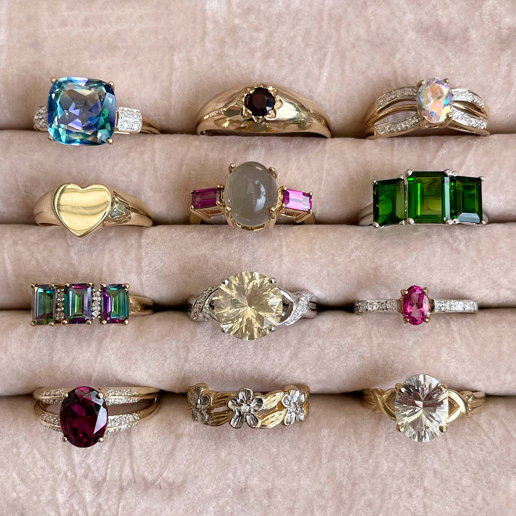 vintage gouden ringen sieraden collectie
