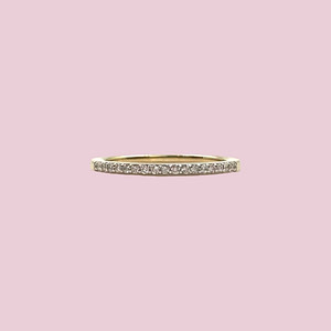 vintage eternity ring met diamant