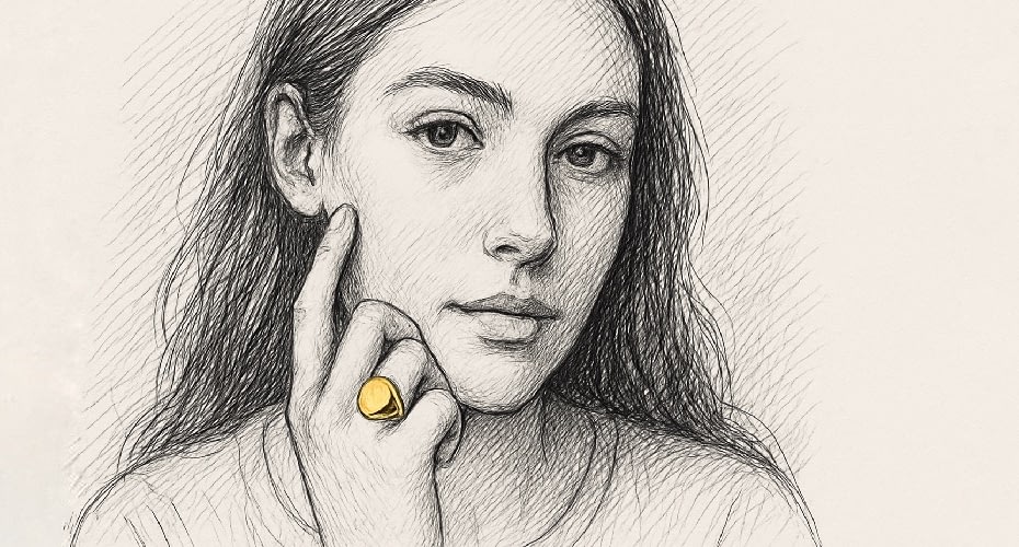 sieradenmeisje gouden zegelring voor dames - blog