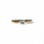 diamant ring met 0.15 ct solitaire briljant