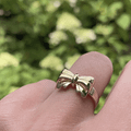 ring met strik goud