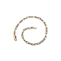 gouden vintage paperclip armband