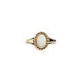 vintage ring opaal 9 karaat goud