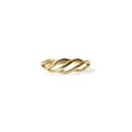 vintage gouden ring wave opengewerkt design