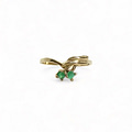 vintage wishbone smaragd ring