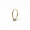 vintage ring diamant 18 k goud trilogie
