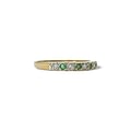 vintage smaragd eternity ring 9k