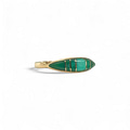 vintage ring groene steen 14k goud