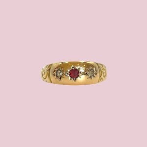 antieke gypsy ring goud