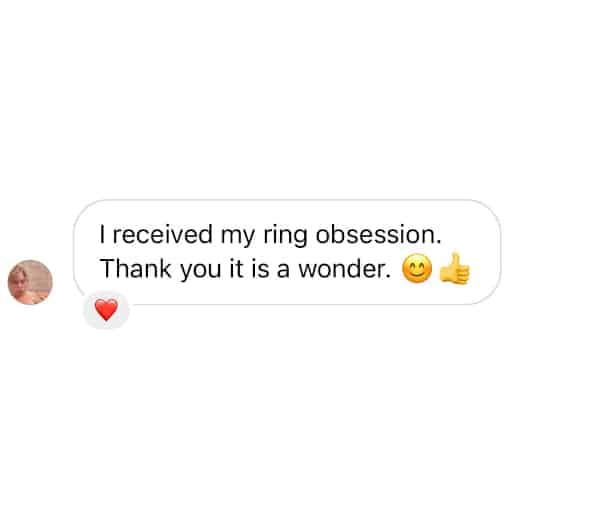 Review - I received my ring. Thank you, it's a wonder