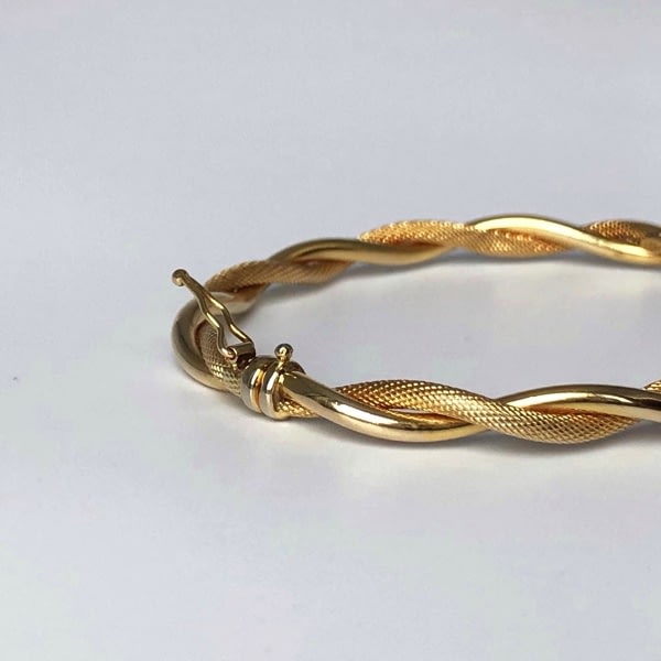 alarm Compliment Luchten Vintage gouden armband - "Double Bangle" - Sieradenmeisje
