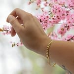gouden schakelarmband dames gourmet 9k goud