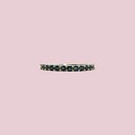 saffier eternity ring blauwe steen karaat goud