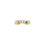 teen ring hartjes love van goud