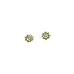 gouden oorknopjes diamant