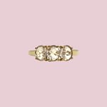 vintage trilogie ring kwarts