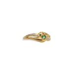 18 karaat ring smaragd