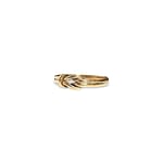 knoopje ring 9 karaat goud vintage