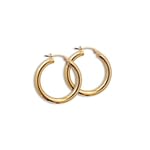 oorbellen tube hoops gouden oorringen