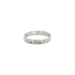 vintage ring witgoud 18k