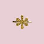 vintage ring bloem diamant