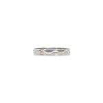 vintage trouwring witgoud 18k