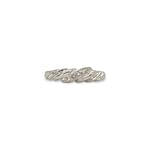 vintage witgoud ring diamantjes