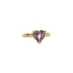 zirkonia hart ring paars 18k