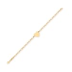 gouden armbandje hartje 9k