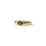 gouden gypsy ring rode steen