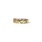 vintage hartjes ring 9 karaat goud