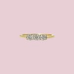 vintage ring diamant trilogie