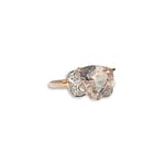 vintage ring morganiet rose goud