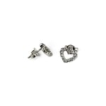 zirkonia hartjes oorknopjes diamant