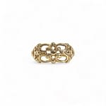 vintage ring opengewerkt design 9 karaat goud