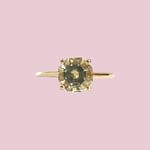 vintage ring solitair epidoot 9k